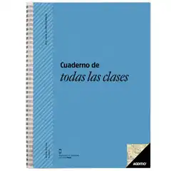 CUADERNO DE TODAS LAS CLASES PROFESORADO AZUL ADDITIO REF. P222_AZ